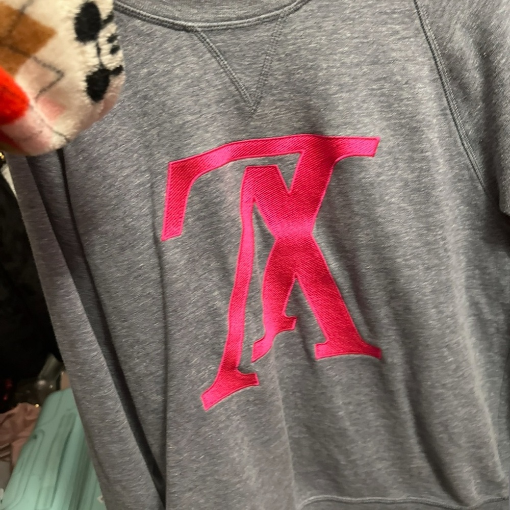 Authentic Louis Vuitton Sweatshirt with Pink Logo